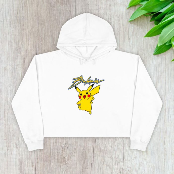 Balmain X Pokemon Crop Pullover Hoodie For Lady CPH1053