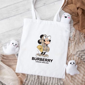 Burberry Mickey Mouse Cotton Canvas Tote Bag TTB1095