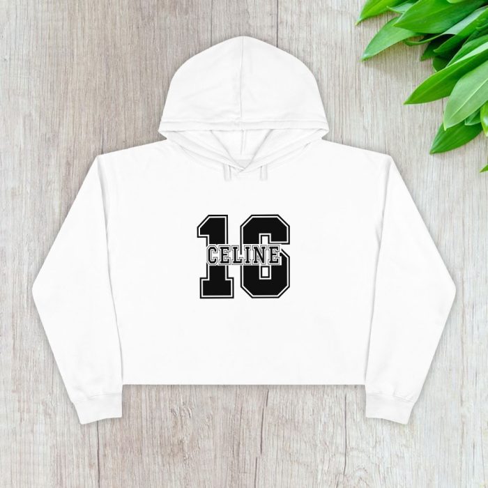 Celine 16 Luxury Crop Pullover Hoodie For Lady CPH1134