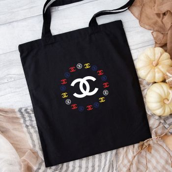 Chanel Circle Luxury Logo Cotton Canvas Tote Bag TTB1152