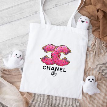 Chanel Doughnut Logo Cotton Canvas Tote Bag TTB1166