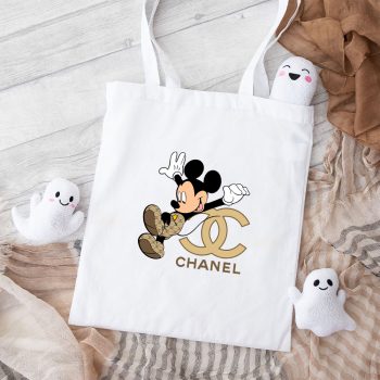 Chanel Mickey Mouse Cotton Canvas Tote Bag TTB1165