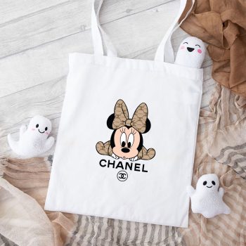 Chanel Minnie Mouse Kid Cotton Canvas Tote Bag TTB1163