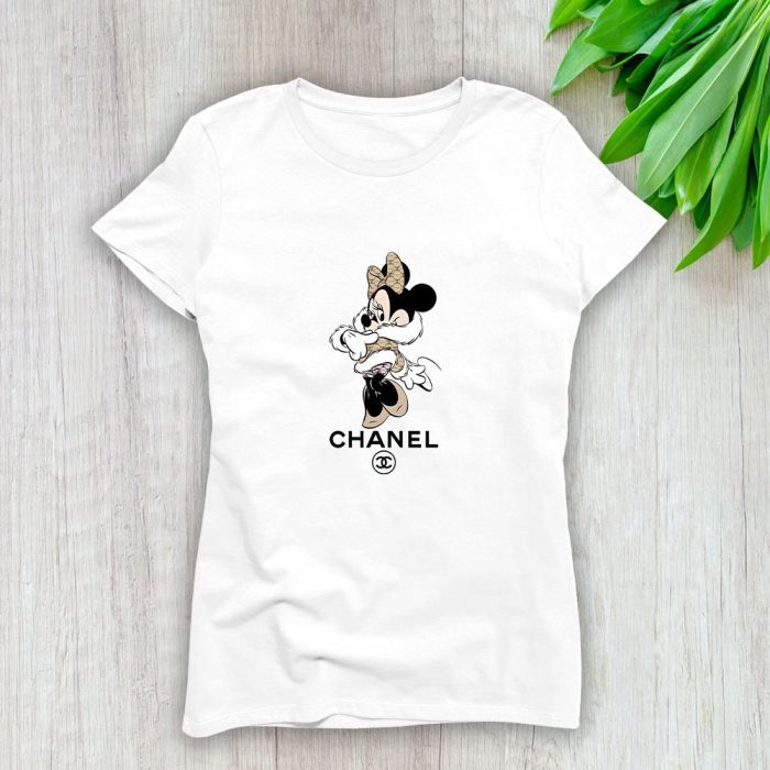 Chanel Minnie Mouse Lady T-Shirt Luxury Tee For Women LDS1163