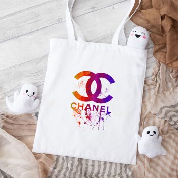 Chanel Original Colorful Logo Cotton Canvas Tote Bag TTB1144