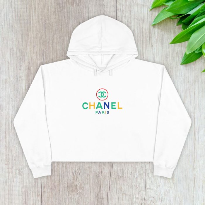 Chanel Paris Original Logo Crop Pullover Hoodie For Lady CPH1160