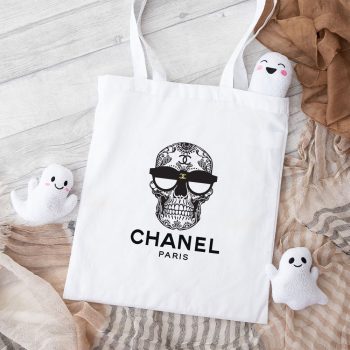 Chanel Skull Paris Cotton Canvas Tote Bag TTB1151