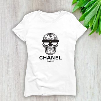 Chanel Skull Paris Lady T-Shirt Luxury Tee For Women LDS1152