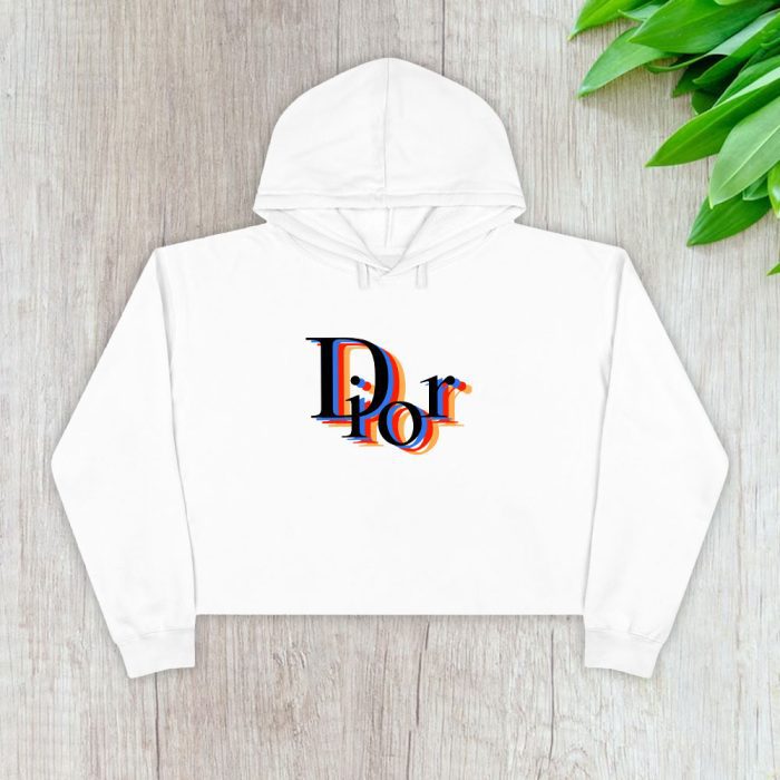 Dior Logo Luxury Crop Pullover Hoodie For Lady CPH1179