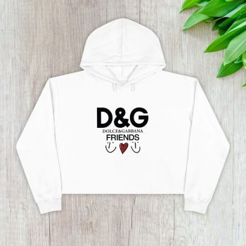 Dolce & Gabbana Friends Crop Pullover Hoodie For Lady CPH1223