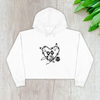 Dolce & Gabbana Graffiti Crop Pullover Hoodie For Lady CPH1225