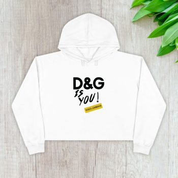 Dolce & Gabbana Is You Crop Pullover Hoodie For Lady CPH1221