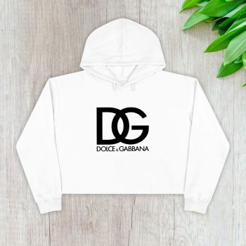 Dolce & Gabbana Logo Luxury Crop Pullover Hoodie For Lady CPH1207