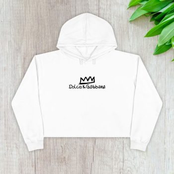 Dolce & Gabbana Logo Luxury Crop Pullover Hoodie For Lady CPH1212