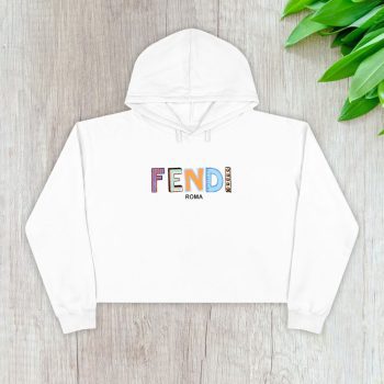 Fendi Roma Crop Pullover Hoodie For Lady CPH1248