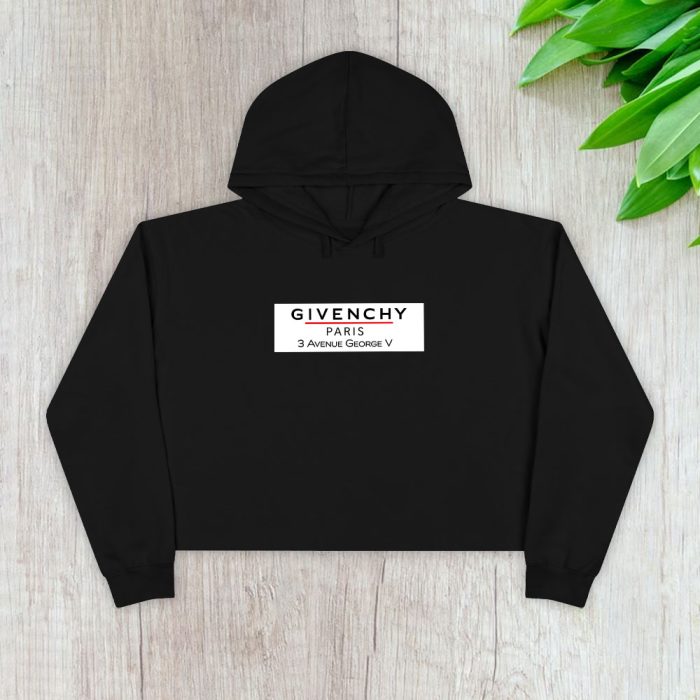 Givenchy Logo Luxury Crop Pullover Hoodie For Lady CPH1297