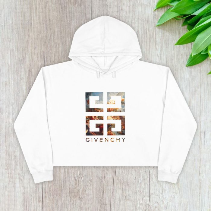 Givenchy Logo Luxury Crop Pullover Hoodie For Lady CPH1298