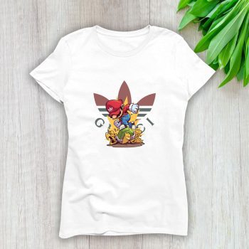Gucci Adidas Super Mario Lady T-Shirt Luxury Tee For Women LDS1404