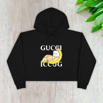 Gucci Bananaya Crop Pullover Hoodie For Lady CPH1420