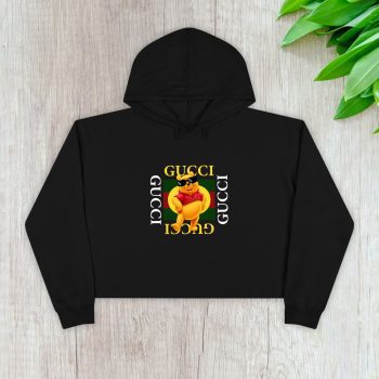 Gucci Cool Winnie The Pooh Crop Pullover Hoodie For Lady CPH1455