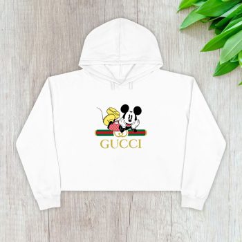 Gucci Crop Pullover Hoodie For Lady CPH1325