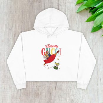 Gucci Crop Pullover Hoodie For Lady CPH1367