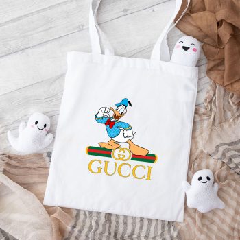 Gucci Donald Duck Cotton Canvas Tote Bag TTB1394