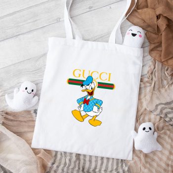 Gucci Donald Duck Cotton Canvas Tote Bag TTB1396