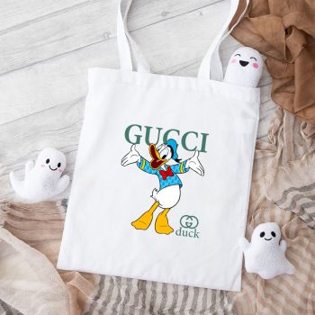 Gucci Donald Duck Cotton Canvas Tote Bag TTB1398
