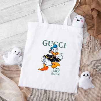 Gucci Donald Duck Cotton Canvas Tote Bag TTB1433