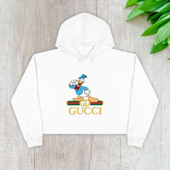 Gucci Donald Duck Crop Pullover Hoodie For Lady CPH1394