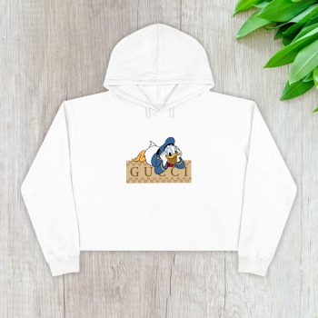 Gucci Donald Duck Crop Pullover Hoodie For Lady CPH1397
