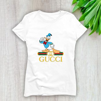 Gucci Donald Duck Lady T-Shirt Luxury Tee For Women LDS1396