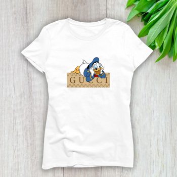 Gucci Donald Duck Lady T-Shirt Luxury Tee For Women LDS1399