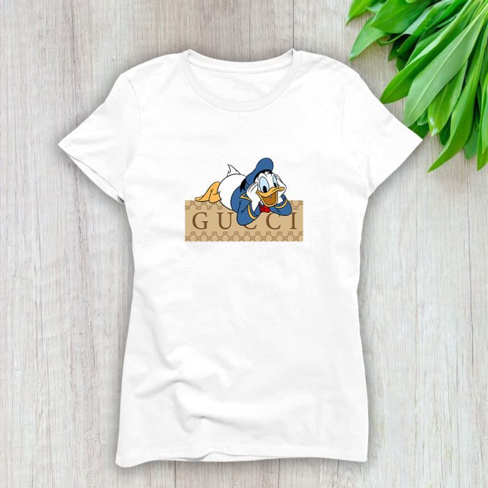 Gucci Donald Duck Lady T-Shirt Luxury Tee For Women LDS1399