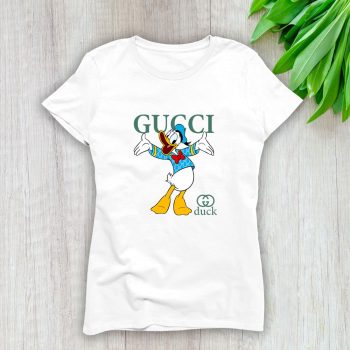 Gucci Donald Duck Lady T-Shirt Luxury Tee For Women LDS1400