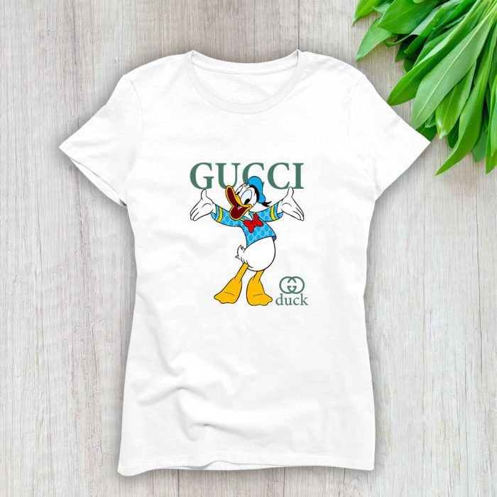 Gucci Donald Duck Lady T-Shirt Luxury Tee For Women LDS1400