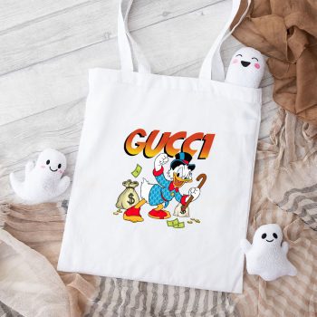 Gucci Ducktales Money Cotton Canvas Tote Bag TTB1407