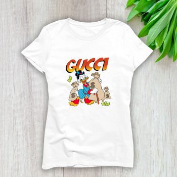 Gucci Ducktales Money Lady T-Shirt Luxury Tee For Women LDS1410