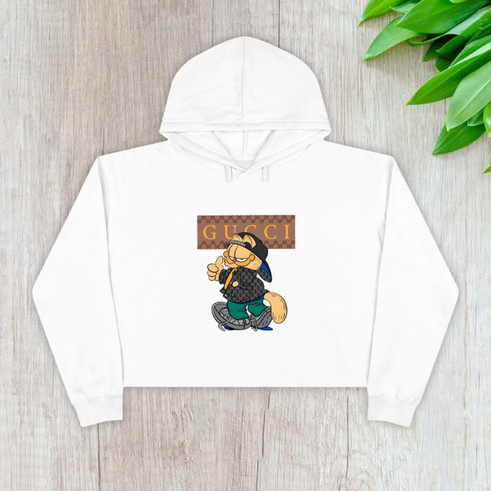 Gucci Garfield Cool Crop Pullover Hoodie For Lady CPH1383