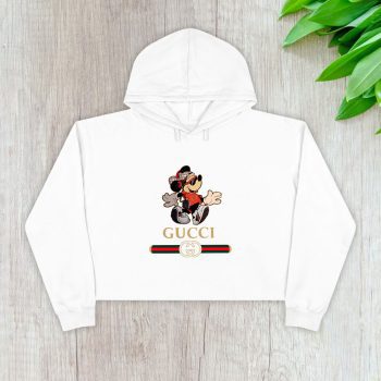 Gucci Mickey Mouse Hiphop Crop Pullover Hoodie For Lady CPH1480