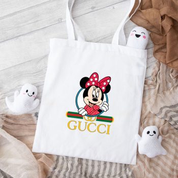 Gucci Minnie Mouse Cotton Canvas Tote Bag TTB1342