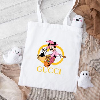 Gucci Minnie Mouse Halloween Cotton Canvas Tote Bag TTB1488