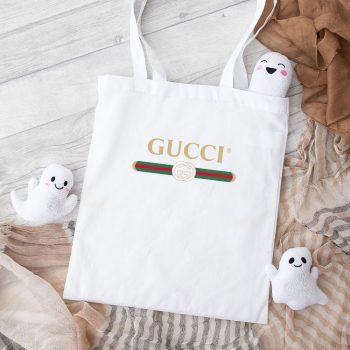 Gucci Oversize Logo Cotton Canvas Tote Bag TTB1310