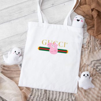 Gucci Peppa Pig Cotton Canvas Tote Bag TTB1327