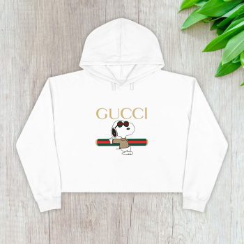 Gucci Snoopy Crop Pullover Hoodie For Lady CPH1442