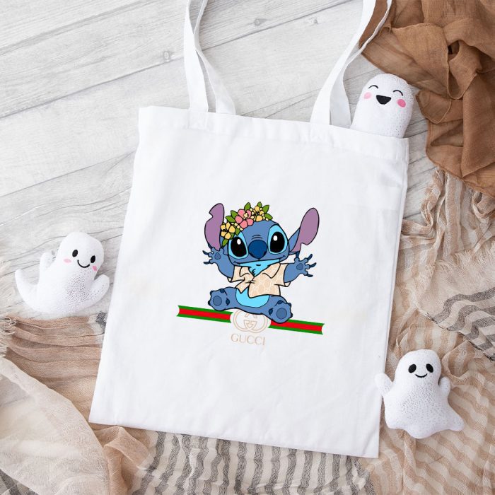 Gucci Stitch Cute Cotton Canvas Tote Bag TTB1409