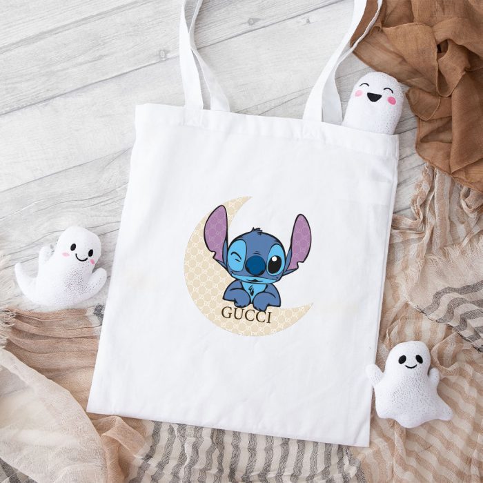 Gucci Stitch Sleep Cotton Canvas Tote Bag TTB1412