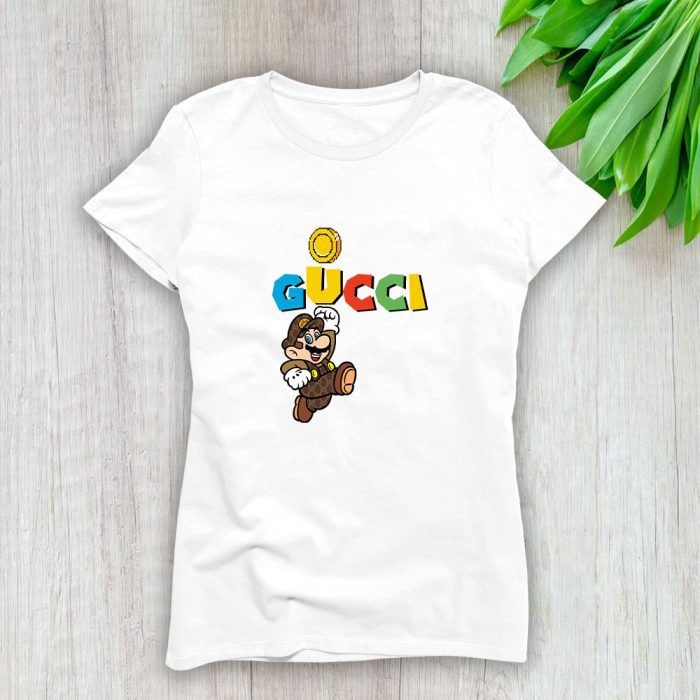 Gucci Super Mario Lady T-Shirt Luxury Tee For Women LDS1403