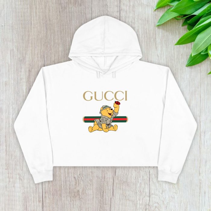 Gucci Winnie The Pooh Crop Pullover Hoodie For Lady CPH1460
